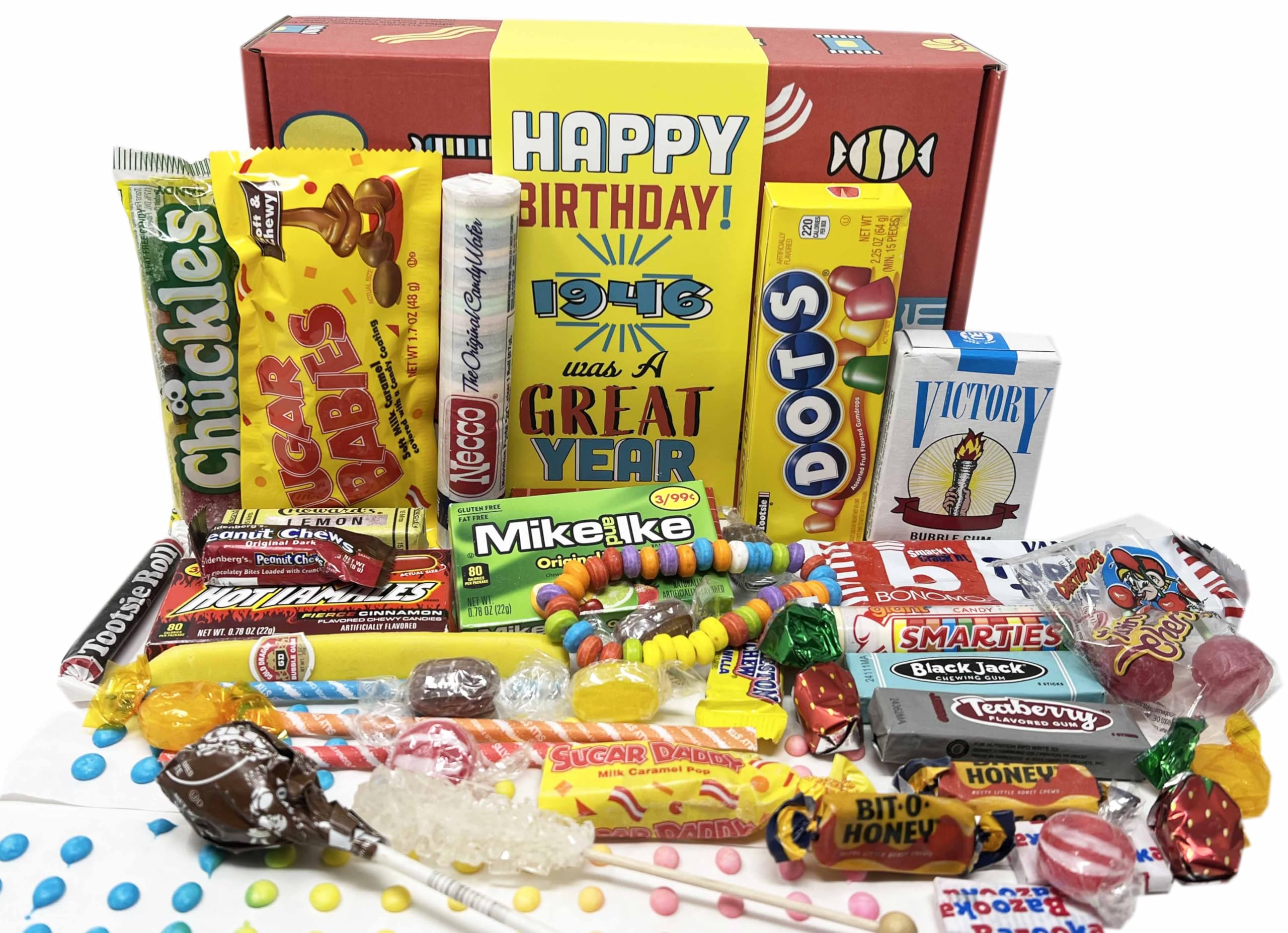 Amazon.com : RETRO CANDY YUM ~ 1946 Retro Childhood Candy Gift